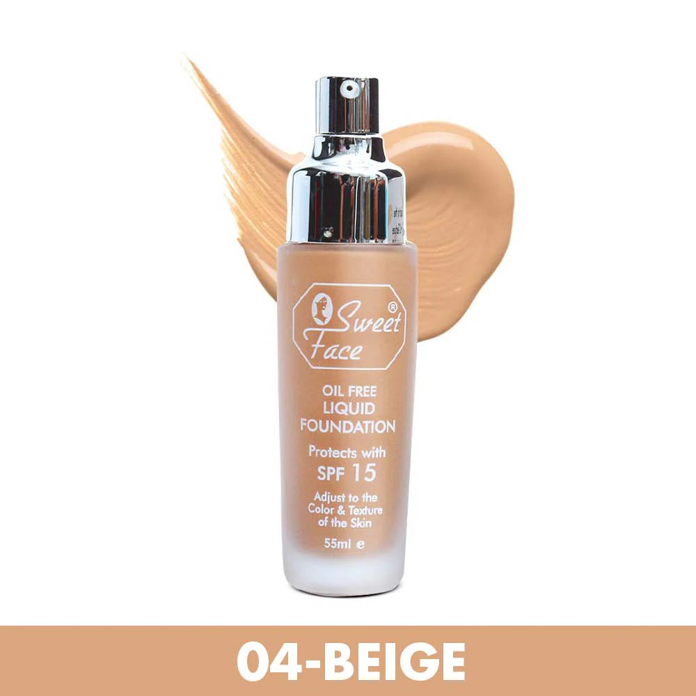 Sweetface Oil Free Liquid Foundations
