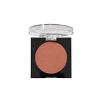 Compact blush with a clear lid on a white background