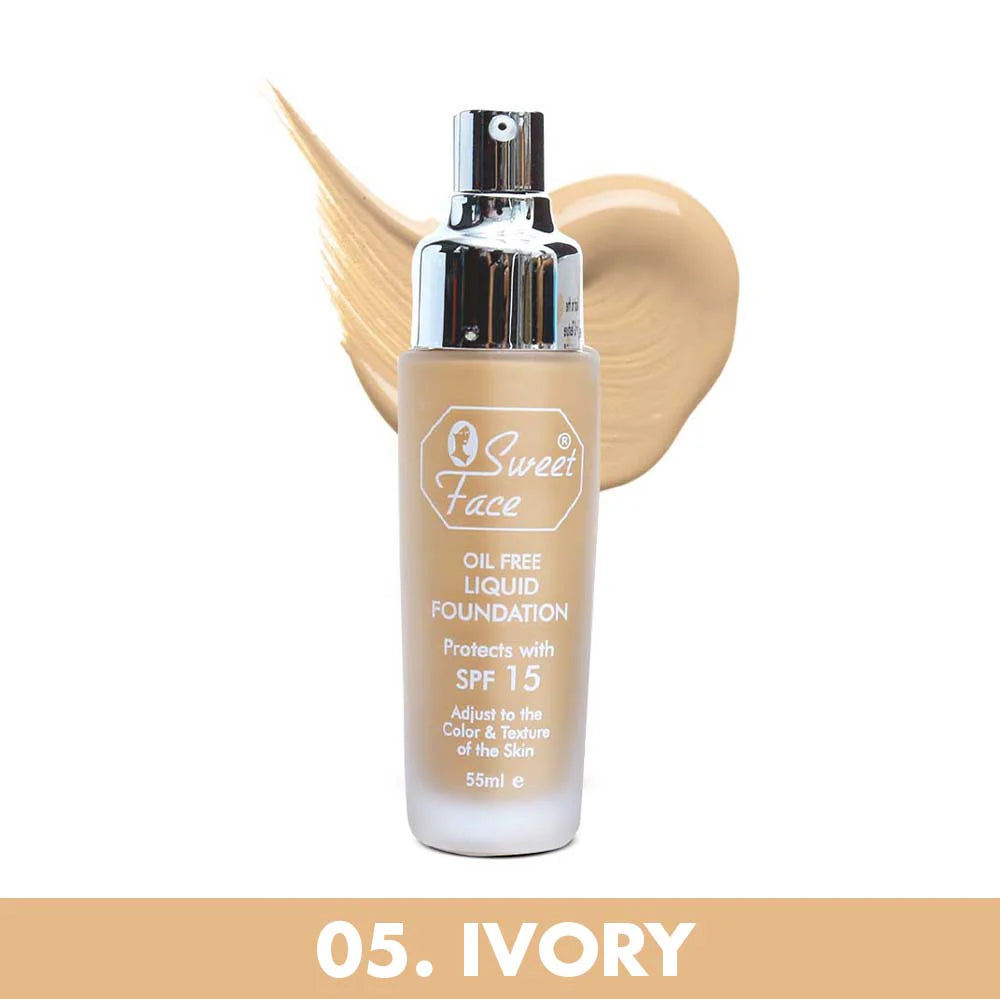 Sweetface Oil Free Liquid Foundations