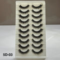 10 Pair Mink Eyelashes (5D-03)