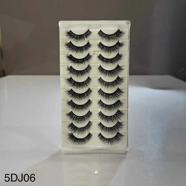 10 Pair Mink Eyelashes (5DJ06)