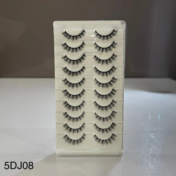 10 Pair Mink Eyelashes (5DJ08)