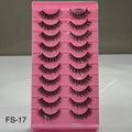 10 Pair Mink Eyelashes (FS-17)