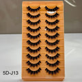 10 Pair Mink Eyelashes (5D-J13)