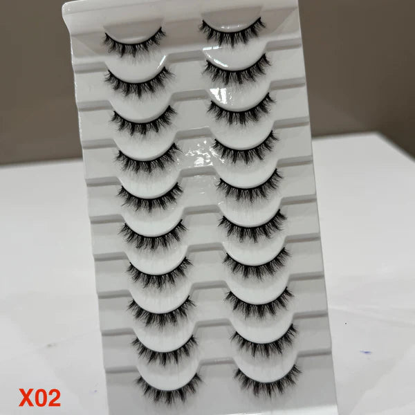 10 pairs Lashes X02