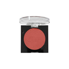 Compact blush with a clear lid on a white background