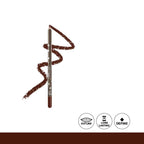 Lip liner pencil with brown color on a white background