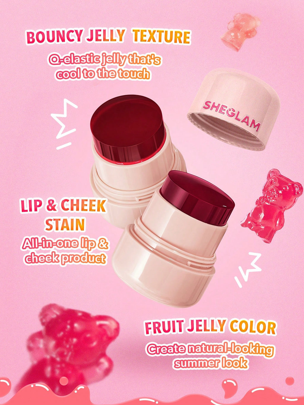 Sheglam Jelly Hydrating Lip & Blush Tint