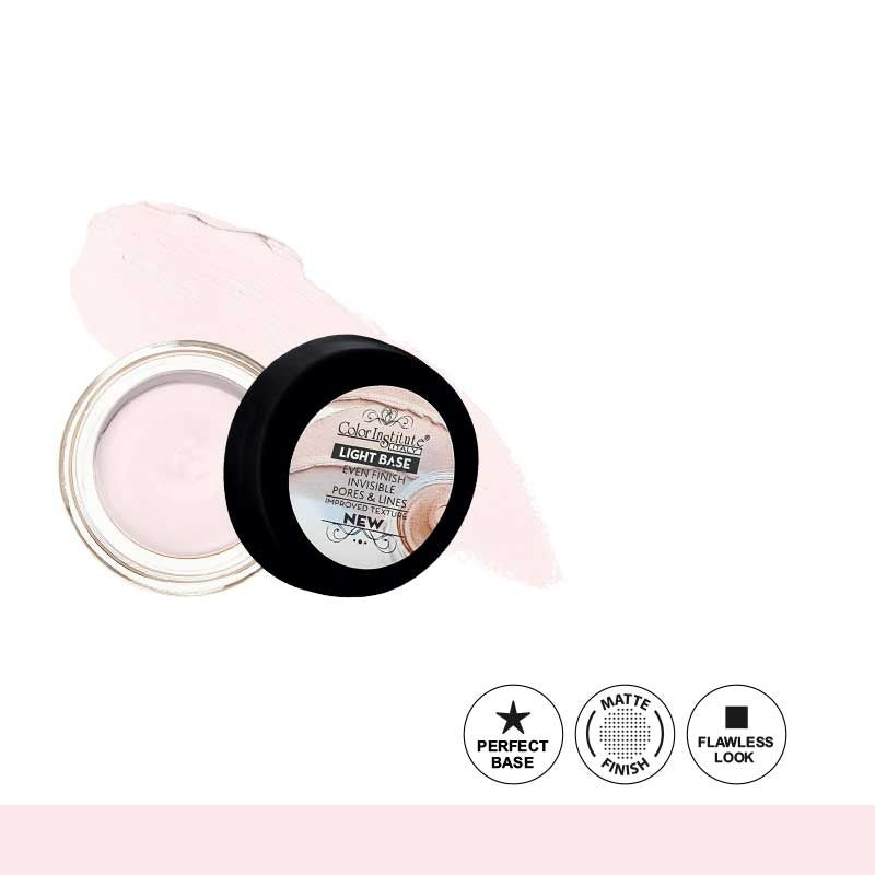 Cosmetic product with a black lid on a white background