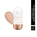 Maliao BB cream bottle with a swatch on a white background