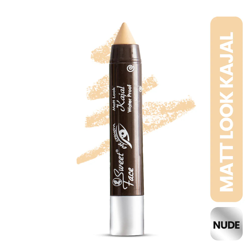 SweetFace Matte Kajal – Smudge Proof, Long-Lasting Eye Definition