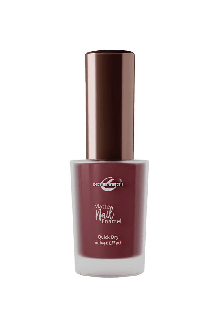 Christine Matte Nail Polish | Quick Dry Velvet Effect | 13ml