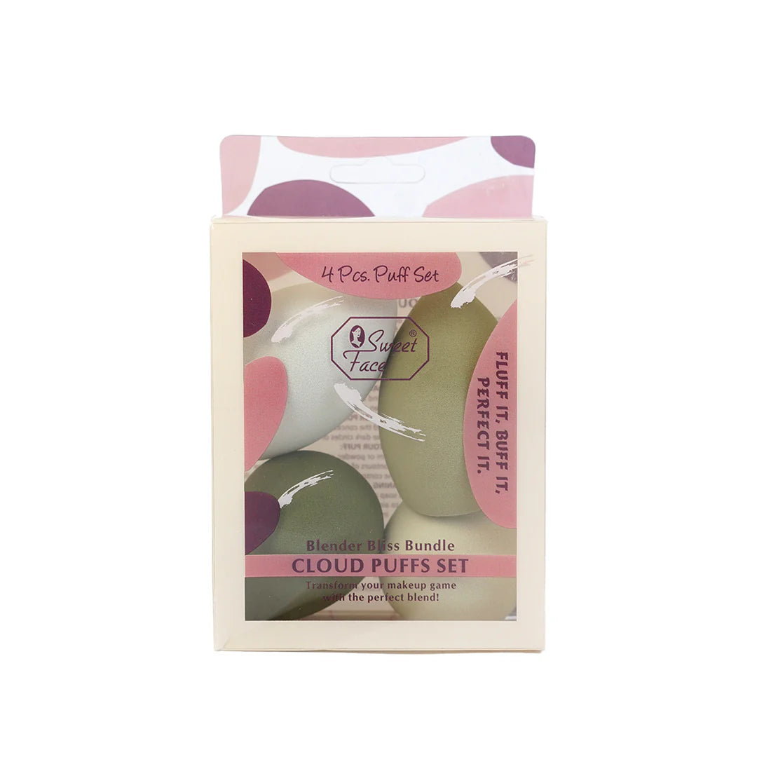 Sweetface Cloud Puff Set 4PCS