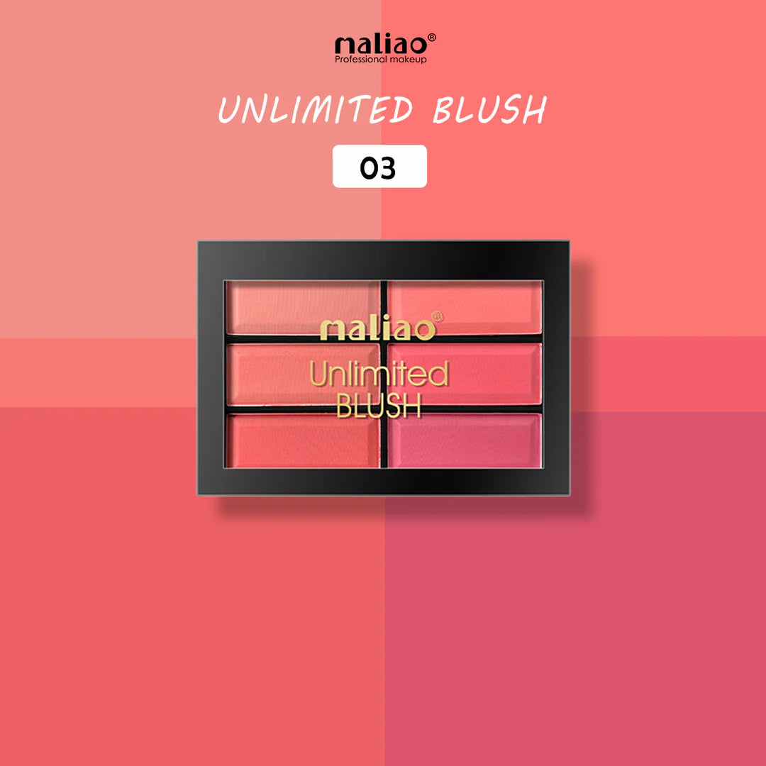 Maliao Unlimited Blush set on a pink background