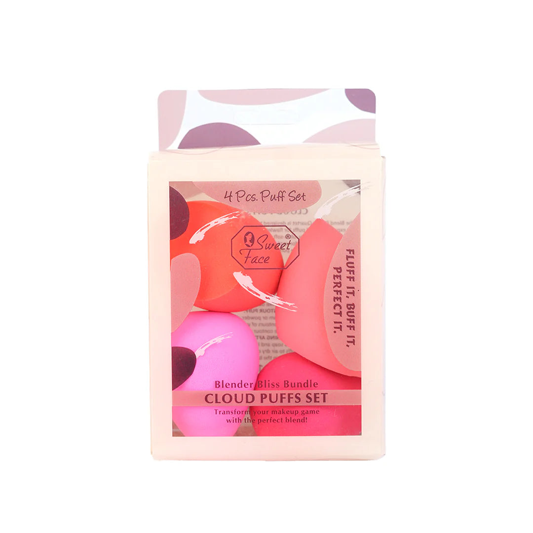 Sweetface Cloud Puff Set 4PCS