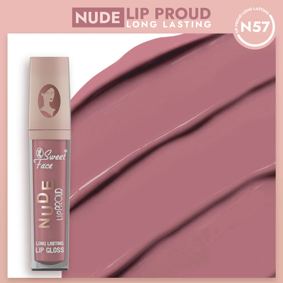 Sweetface Nude Long Lasting Matte Lip Gloss