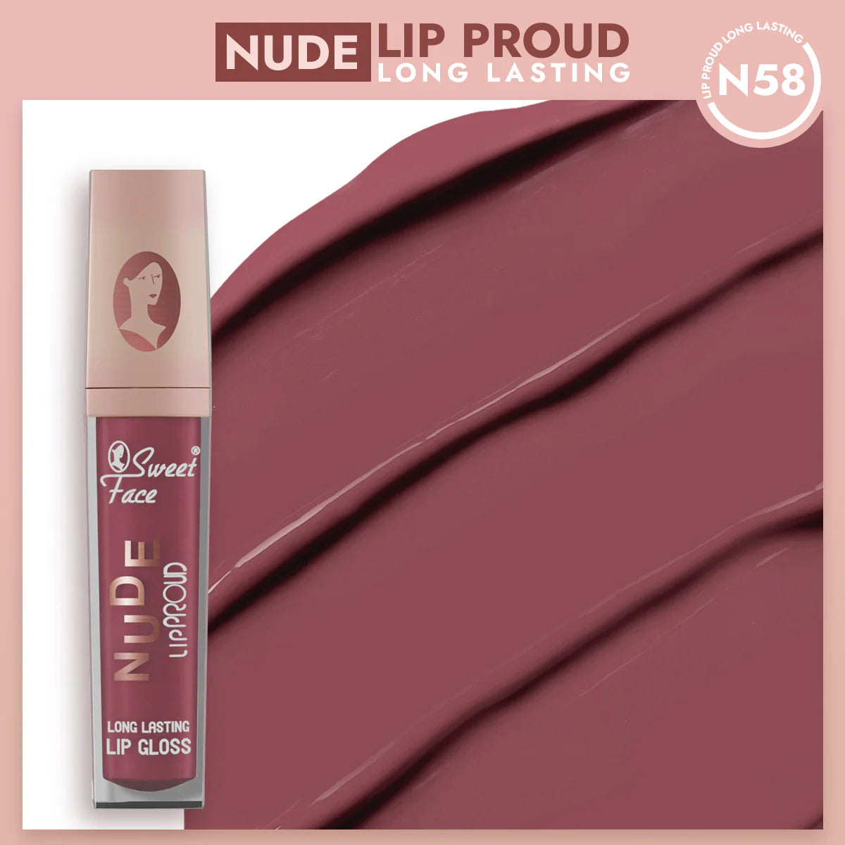 Sweetface Nude Long Lasting Matte Lip Gloss