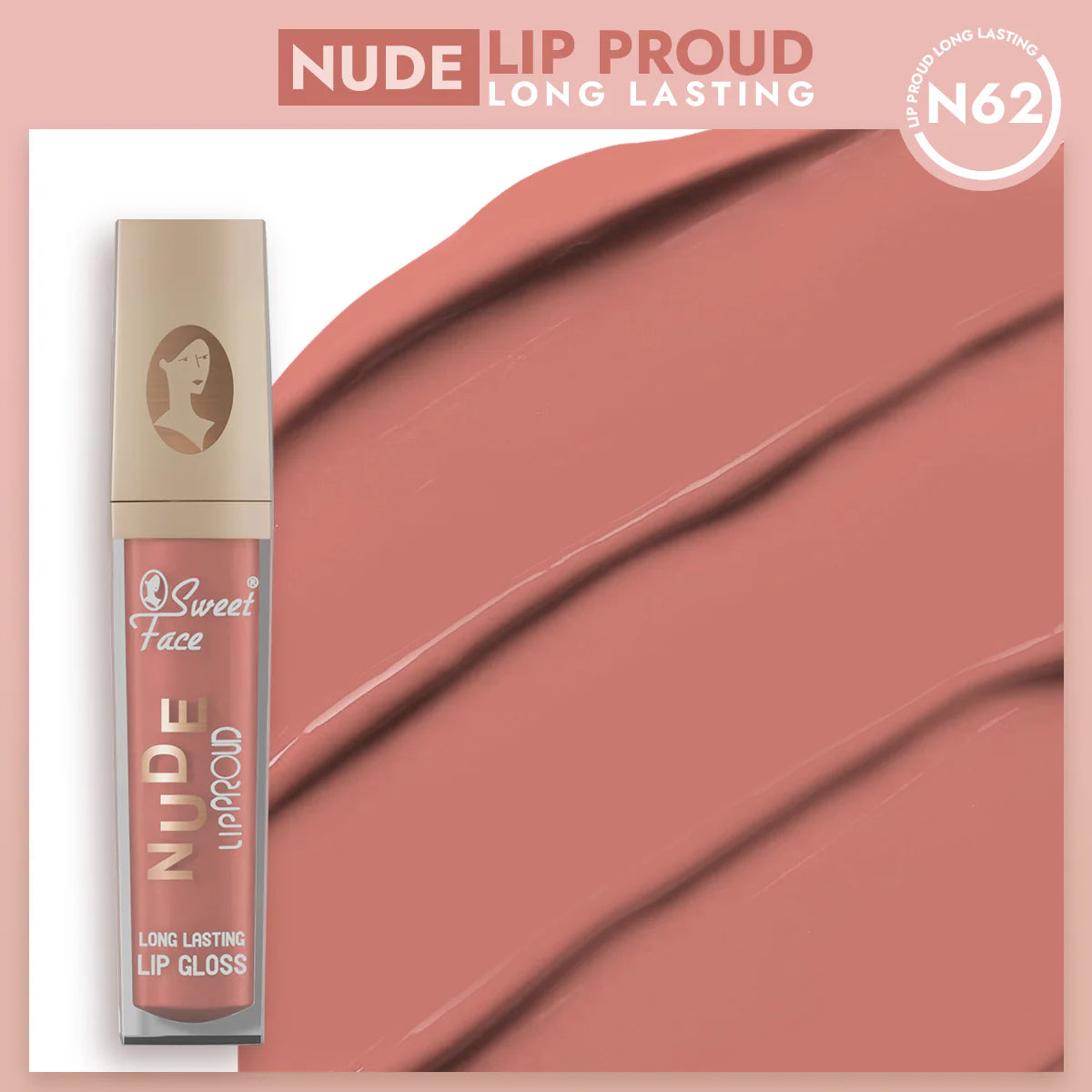 Sweetface Nude Long Lasting Matte Lip Gloss