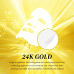 24K Gold Face Sheet Mask Skincare Hydrating Face Masks