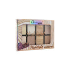 Makeup kit packaging with 'Glamorous Face' branding on a white background