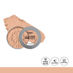 Mousse makeup product with visible brand name on a white background