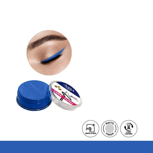 Eyebrow pencil with open container on a white background