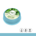 Aqua Cosmetics nail polish remover wipes container with green limes on a white background