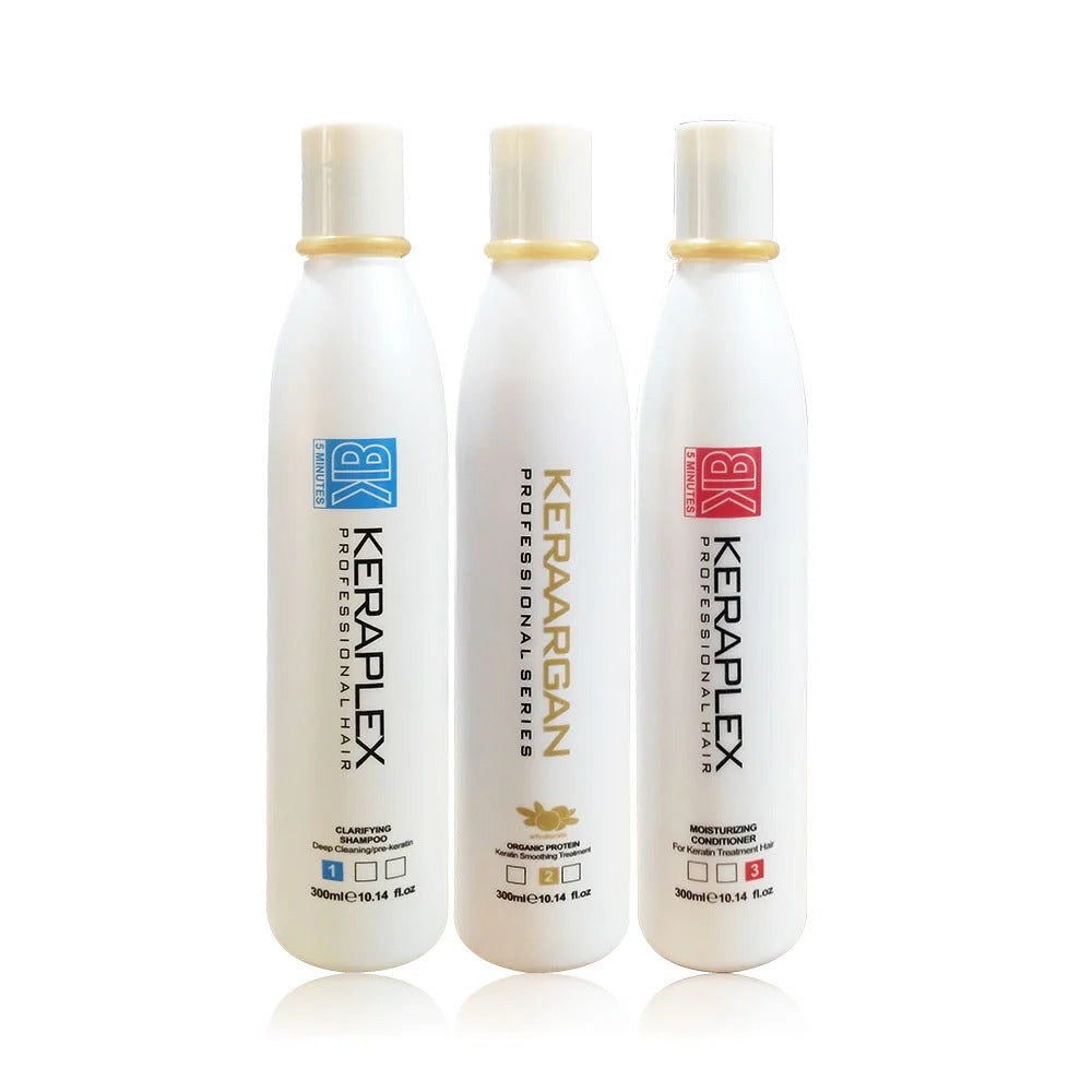 BK Keraplex Professional Brazilian Keratin Treatment Kit 300ml X 3