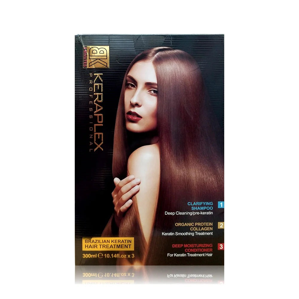 BK Keraplex Professional Brazilian Keratin Treatment Kit 300ml X 3
