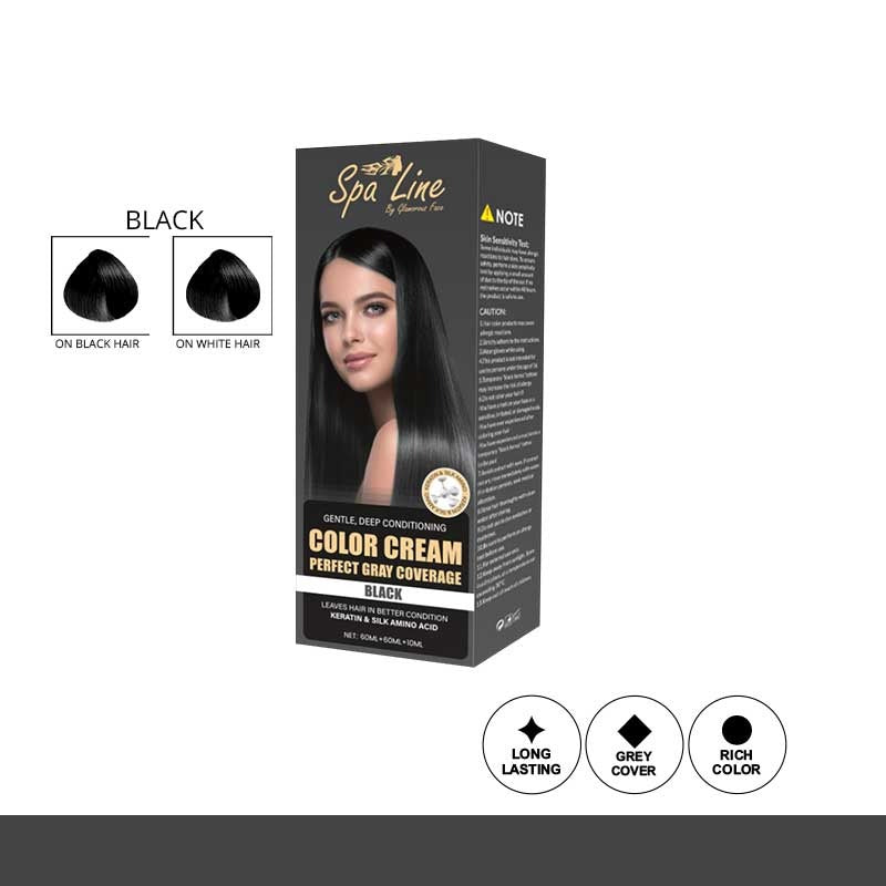 Box of Glamorous Face Hair Color Cream Perfect Gray Coverage