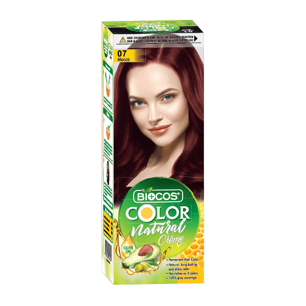 BIOCOS Hair Color Tube – Vibrant Long-Lasting Color with Olive Oil & Avocado