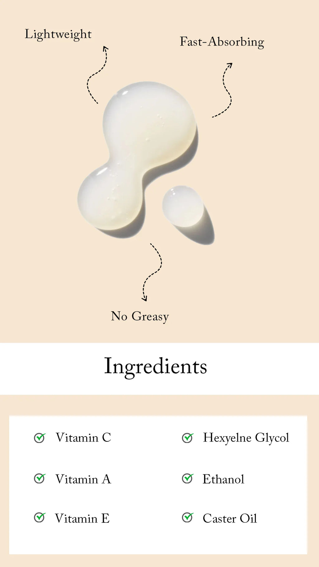 Blesso Product packaging with ingredients listed on a beige background