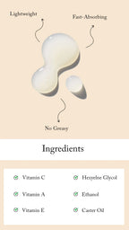 Blesso Product packaging with ingredients listed on a beige background