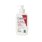CeraVe Itch Relief Moisturizing Lotion bottle on a white background