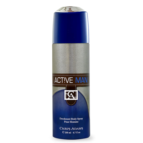 Chris Adams Active Man Pour Homme Deodorant Body Spray, For Men, 200ml
