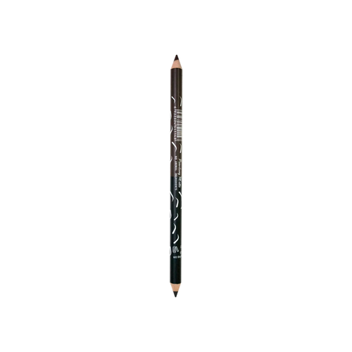 Black eyeliner pencil on a white background