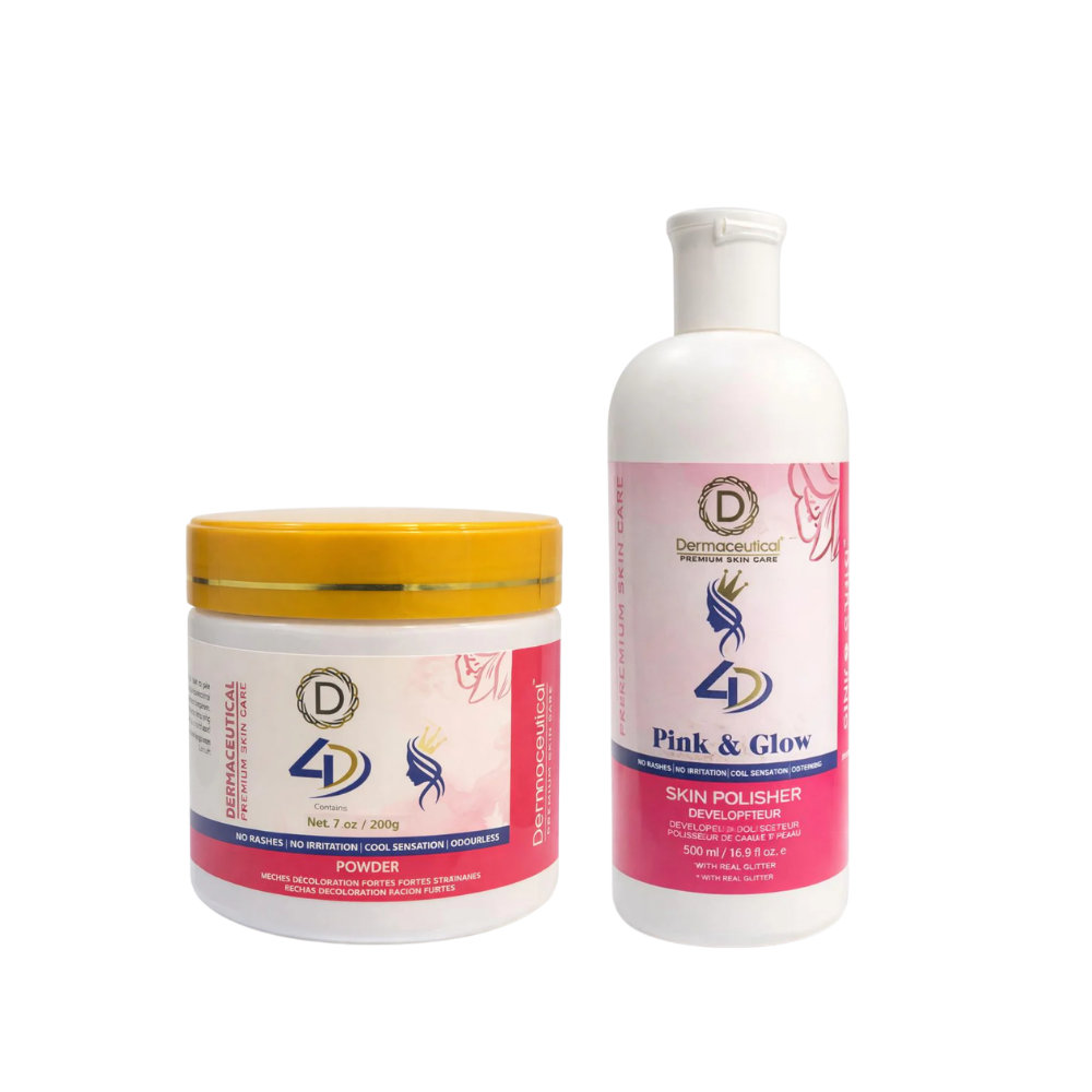 Two skincare products from 4D Dermaceuticals on a white background