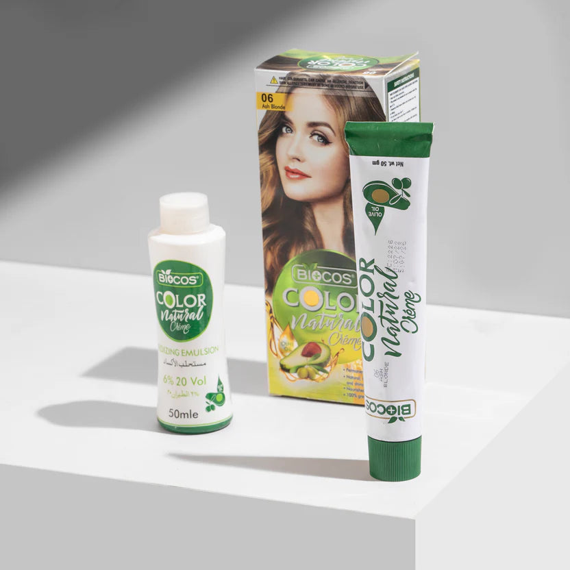 BIOCOS Hair Color Tube – Vibrant Long-Lasting Color with Olive Oil & Avocado
