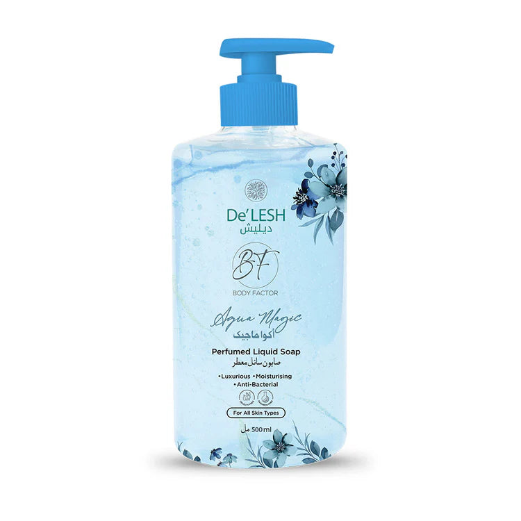 De'Lesh Body Factor Perfumed Liquid Soap (Aqua Magic) 500ml