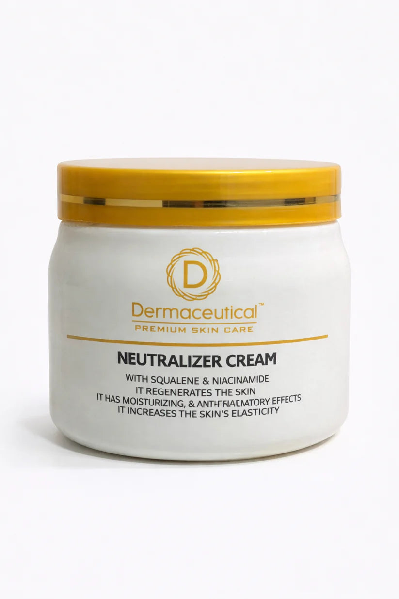 Jar of Dermaceutical Neutralizer Cream on a white background