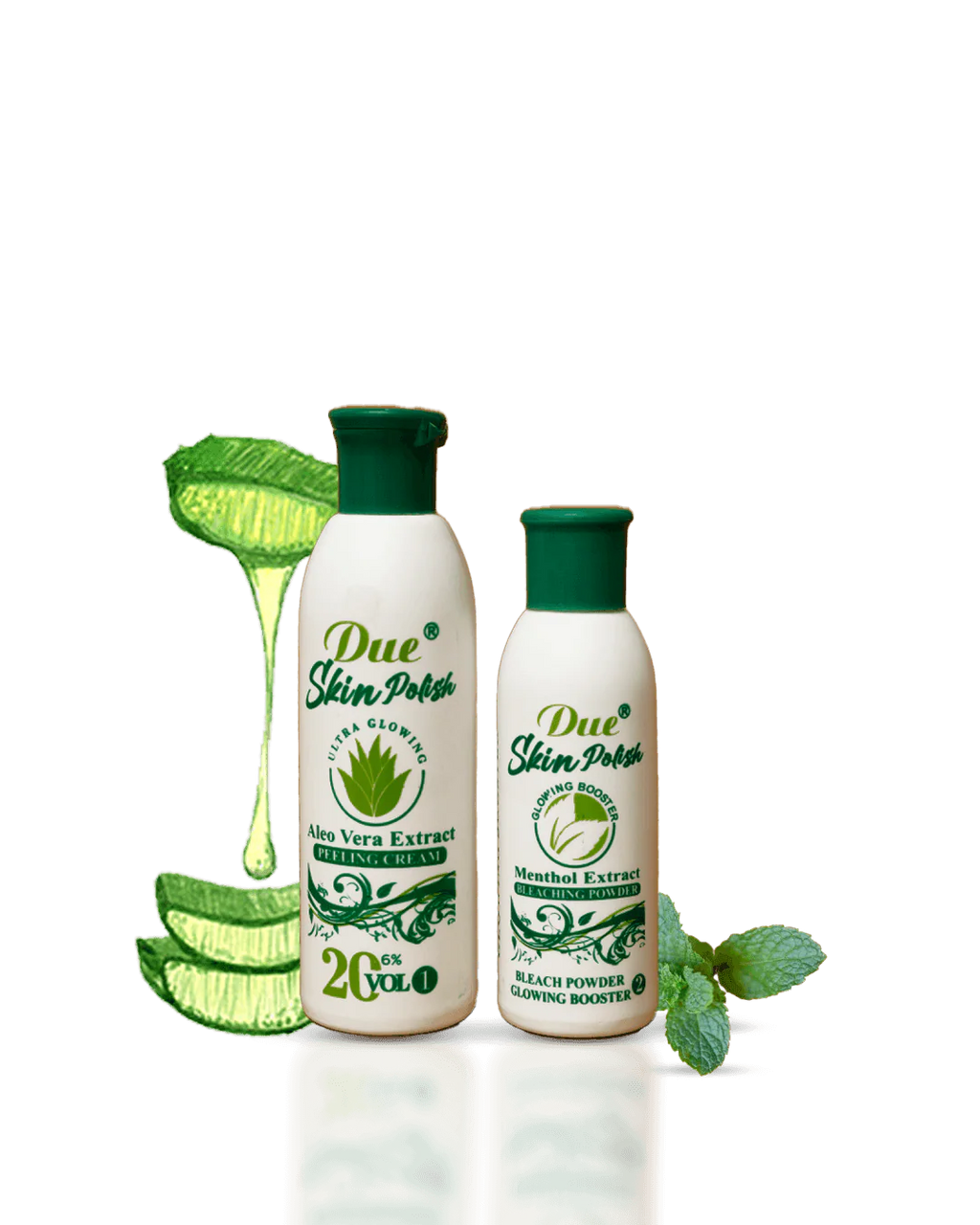 Due Skin Polish Menthol Extract Bleaching Powder