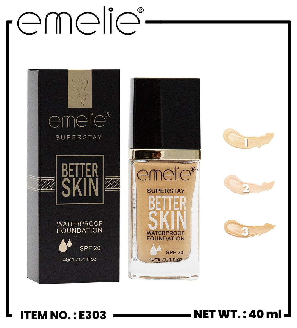 Emelie Better Skin Foundation SPF 20 - 40ml