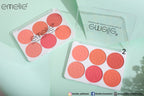 Emilie Matte Blusher 6 Color Pallete - Set 2 Round 