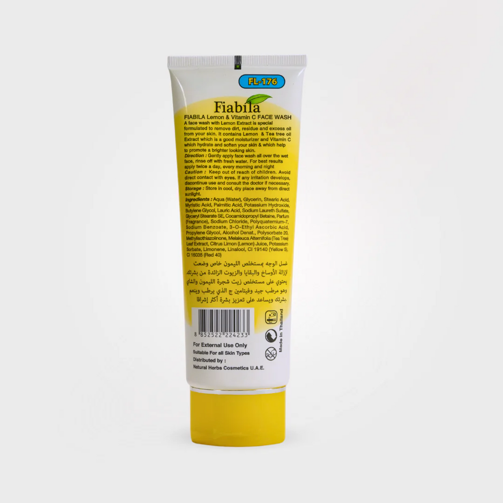 Fiabila Lemon Face Wash - Vitamin C Facewash