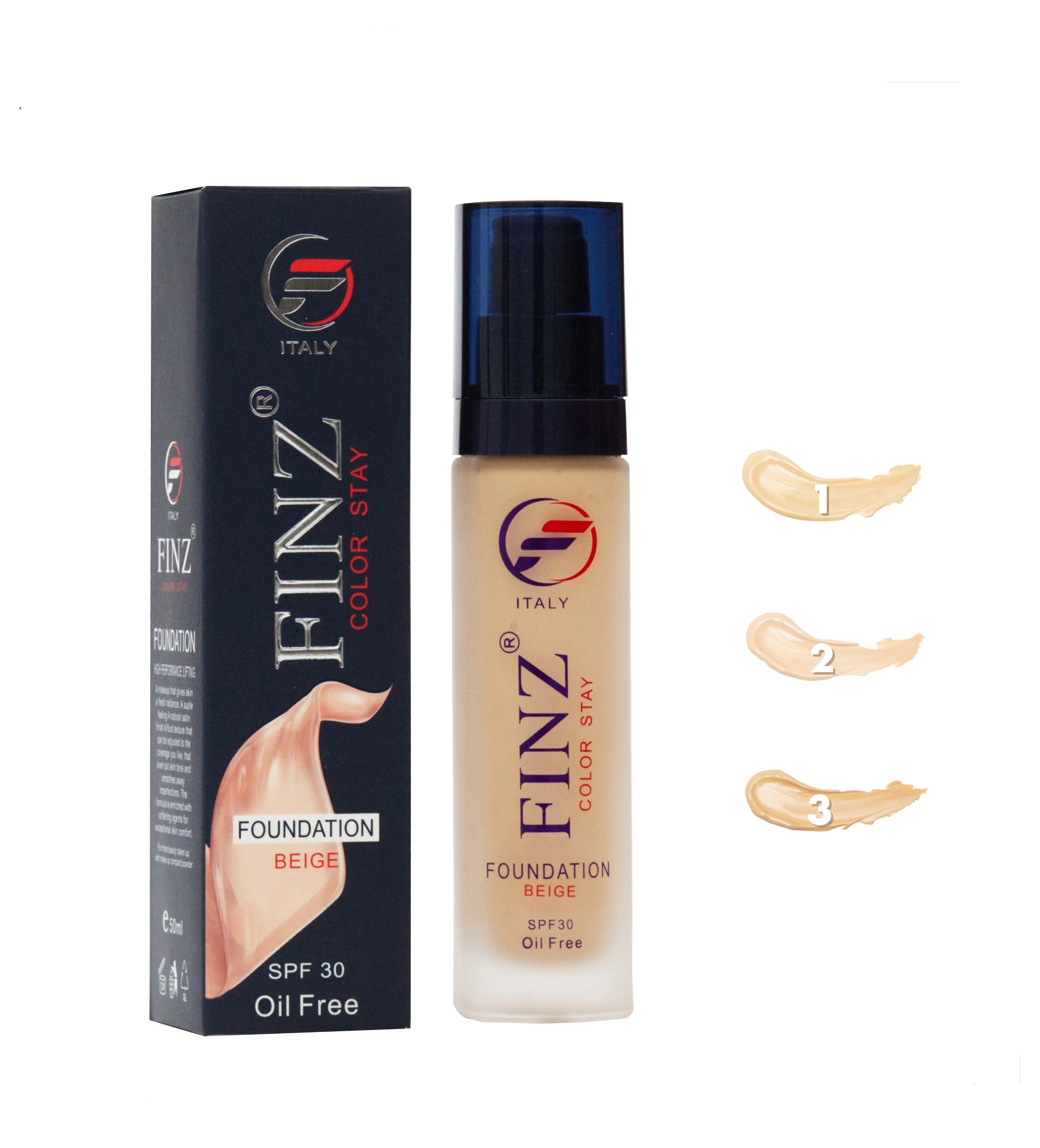 Finz Color Stay Oil Free Liquid Foundation SPF 30