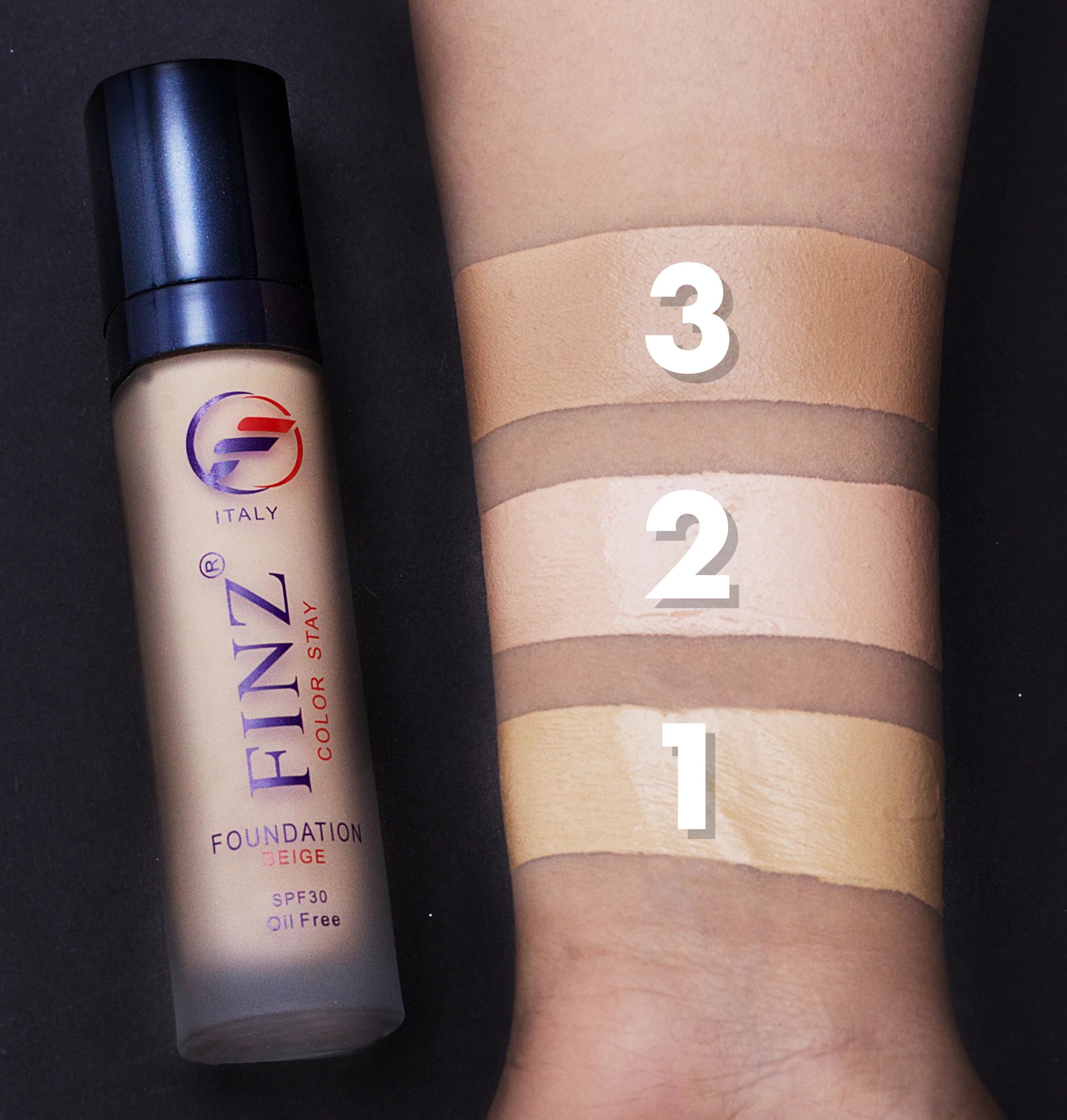 Finz Color Stay Oil Free Liquid Foundation SPF 30