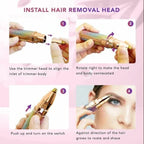 Flawless Eyebrow Trimmer And Shaver For Ladies