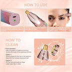 Flawless Eyebrow Trimmer And Shaver For Ladies