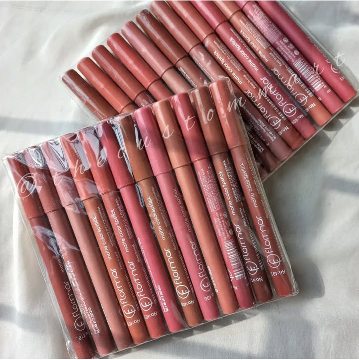 Flormor Lipstick Pencil Set 12 Pieces 