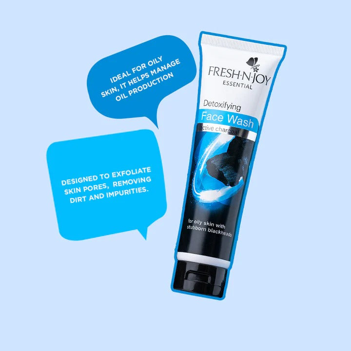 Freshnjoy Face Wash – Detoxifying with Charcoal